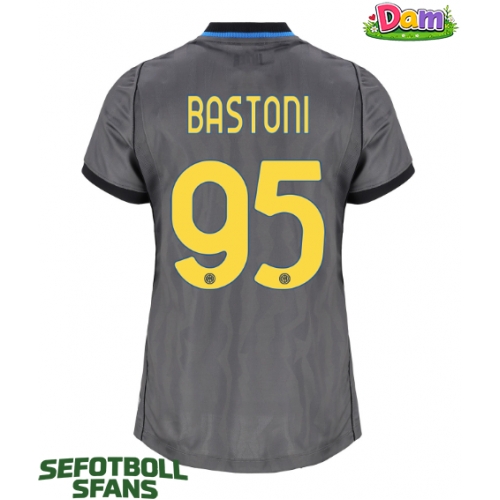 Inter Milan Alessandro Bastoni #95 Tredje Tröja Kvinnor 2026-27 Kortärmad